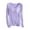 Purple, variant on Fancifize Womens Long Sleeve Basic Pajama Tops with Built in Bra Crew Neck Comfy Slim Fit Tees Shirts Workout Loungewear