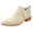 Grey, variant on Women Short Ankle Boots Low Heel Chunky Block Perforated Booties Ladies Daily Work Back Zipper Wedge Walking Shoes Brown size 7.5