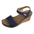 thumbnail image 1 of DAFEI Sandales Femmes Habillées à Plateforme Compensée Sandales Légères d'Été à Bride Sandales Décontractées de Vacances Augmenter la Hauteur Chaussures Rétro de Villégiature, 1 of 7