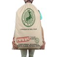 thumbnail image 4 of Printtoo 2 Pcs Large Santa Sacks With Drawstring Canvas Xmas Gifts Bags For Kids Christmas 27x20 Inch, 4 of 9