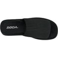 thumbnail image 5 of Soda Farley Women Open Square Toe Elastic Upper Platform Slide Sandal, 5 of 5