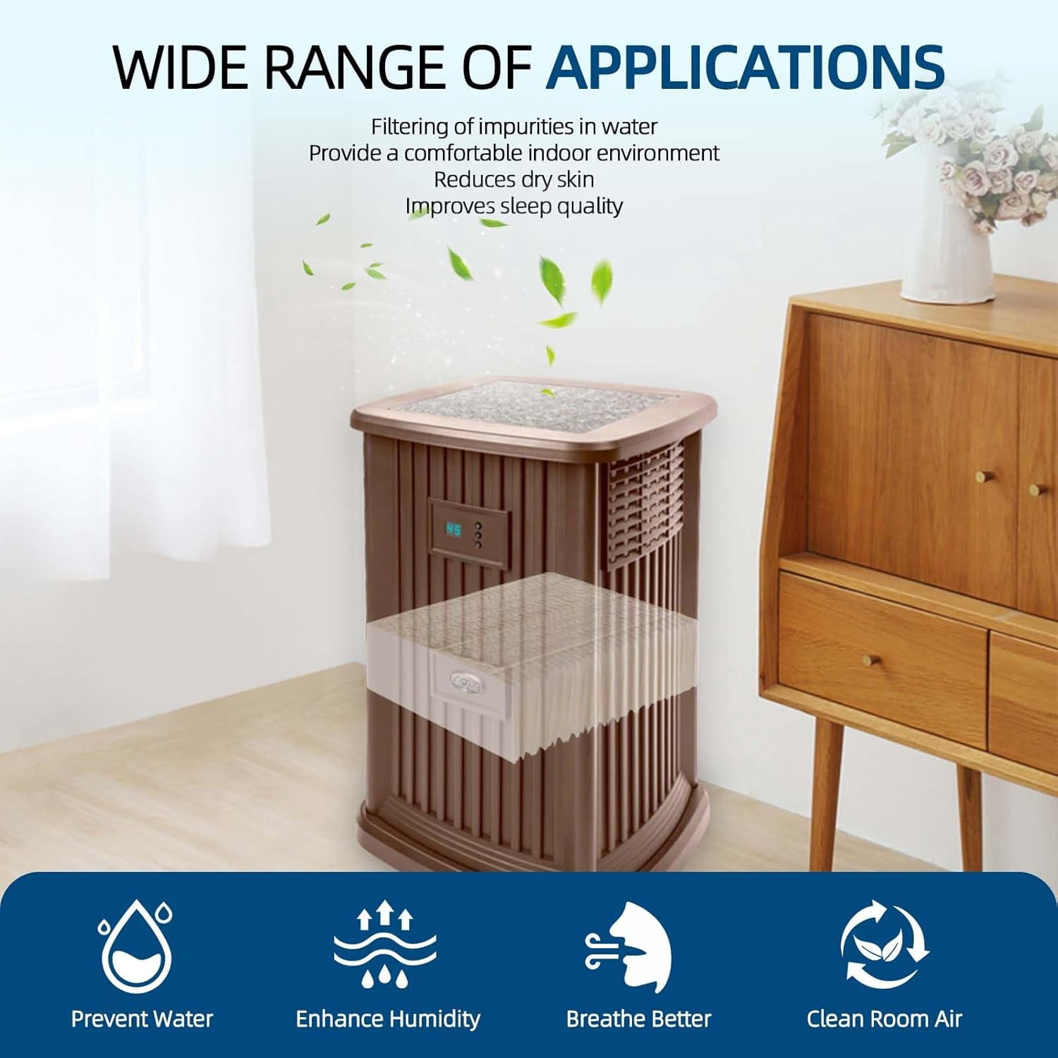 3-Pack 1043 Humidifier Filter  for Essick  AIRCARE EP9500 EP9700 EP9800 EP9R500 EP9R800 821000 826000 826800 831000  Space Saver 800 8000  Wick