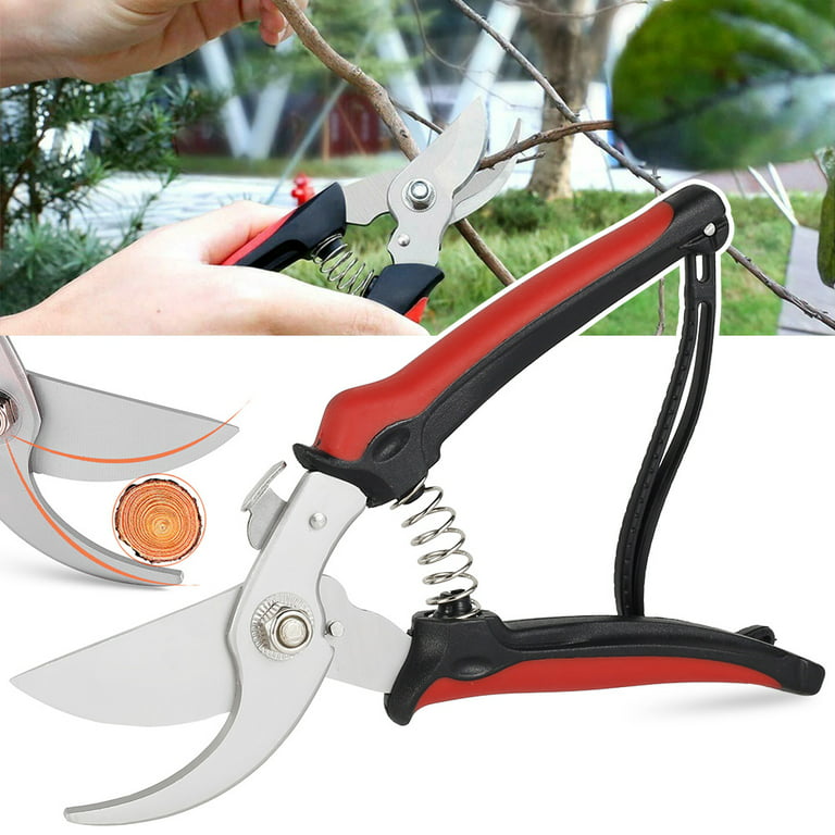 ODOMY Bypass Pruners,These Pruning Shears are Lightweight and Easy to  Use.Ideal for Ladies and Men Gardeners with Small or Weak Hands Perfect  Garden Gift 