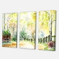 thumbnail image 3 of Designart ' Autumn Countryside The Afternoon Landscape ' Traditional Canvas Wall Art Print, 3 of 3