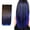 B, variant on XIAQUJ Color Highlights Five Clip Hair Extensions Straight Hair Wig Piece Hair Curtain Wigs for Women A