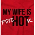 thumbnail image 2 of Funny Husband Humor My Wife is Hot Men's Long Sleeve Tee T Shirt Brisco Brands L, 2 of 5