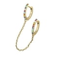 thumbnail image 2 of Apmemiss Clearance ,Gold Earrings for Women Jewelry Double pierced earrings Clearance Sales, 2 of 4