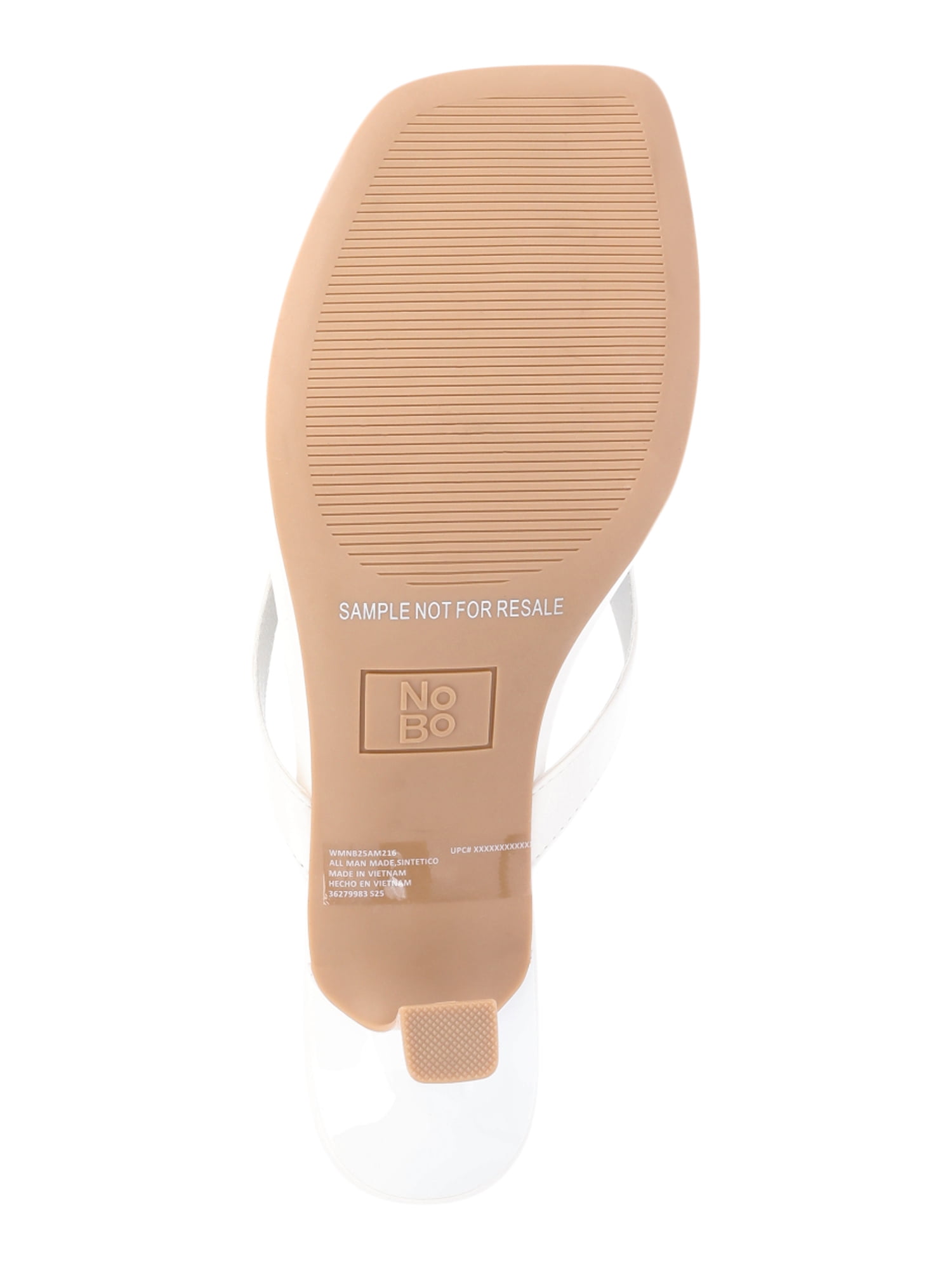 No Boundaries Women's Kitten Heel Thong Sandal