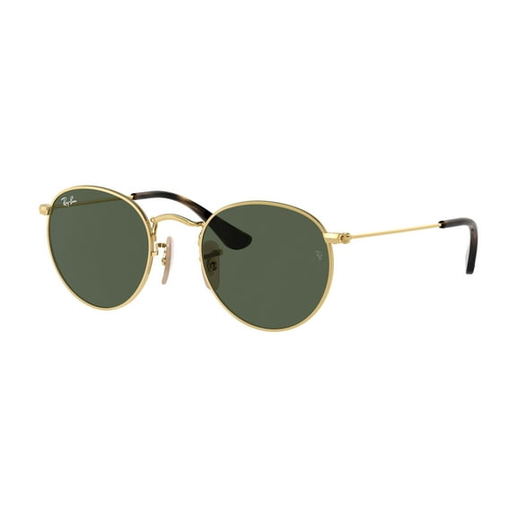 Ray-Ban Junior sunglasses RJ9547S Junior Round (223/71) arista with dark green lenses, 44mm