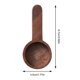 thumbnail image 3 of Cucharas de madera | Cuchara medidora de café de nogal negro Cuchara medidora de madera Cuchara sopera corta y larga Madera Té para café molido Té, 3 of 4