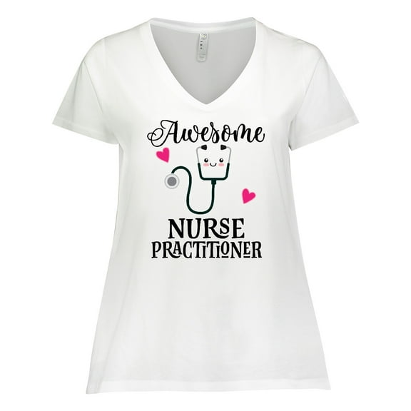 Inktastic Nurse Practitioner LNP Gift Women's Plus Size V-Neck T-Shirt