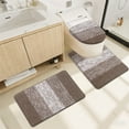 thumbnail image 4 of Ileading Traditional 3 Piece Microfiber Washable Bathroom Rug Set, 4 of 9