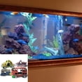 thumbnail image 2 of Nontoxic Artificial Aquarium Wrecked Car Plant Ornament Fish Tanks Decoration, 2 of 13