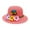 Watermelon Red, variant on Sun Hat Adjustable Beach Hats Wide Brim Summer Upf 50+ Protection Bucket Hat for Kids Toddler Sun Hats Girls Boys Girls Fashion