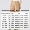 thumbnail image 3 of CQONEPT Girls Cargo Pants Straight Leg Joggers Sweatpants Casual Comfy Outdoor Sports Trousers with Multi Pockets Khaki 9-10Years, 3 of 7