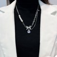 thumbnail image 2 of Femmes Pendentif Collier Mode - Alliage Bowknot Charme Collier Clavicule Collier, 2 of 9