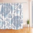 thumbnail image 1 of ABPHQTO Verano bajo el agua impresión decoración trazo océano tortuga en estrella de mar Coral baño cortina baño ducha cortina 160x180 cm, 1 of 1