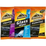 Armor All Original Protectant Wipes Automotive Cleaners, 20 Count