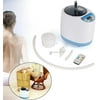 110V 900w Portable Sauna Steamer Stainless Steel Home Spa Body Slim Detox Sauna Steamer Pot Machine w/Remote