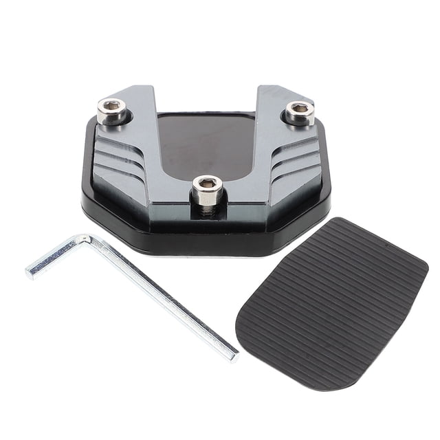 Phenofice Kickstand Pad for Motorcycle Metal Enhanced Stability 1Set for Motorcyclists on Slippery Surfaces