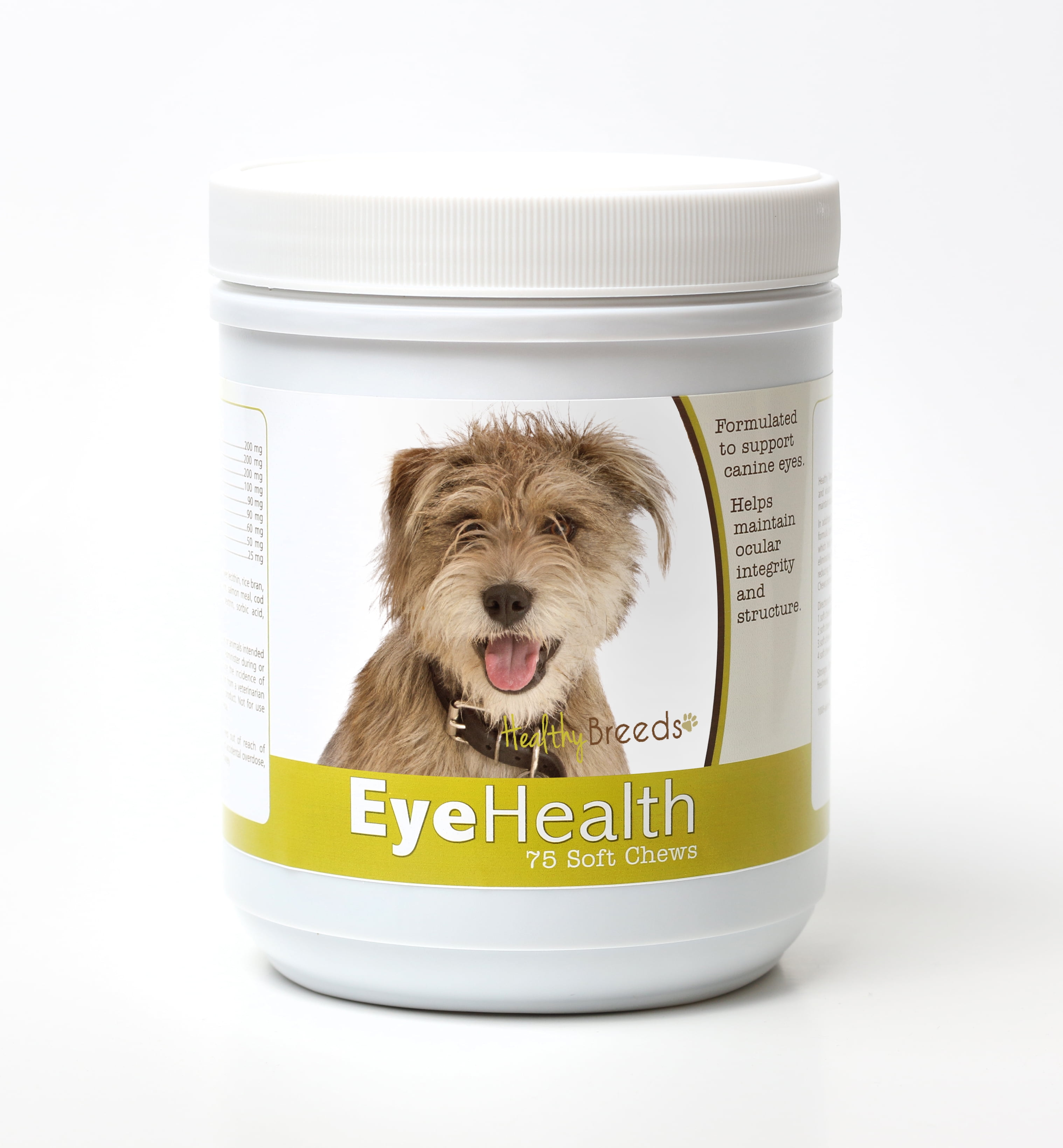 Healthy Breeds Dog Eye Health Support Soft Chews for Mutt 75 Count