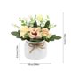thumbnail image 3 of Romantic Artificial Flower Arrangements Artificial Flowers Gifts Living Room Decor Photography Props Office Desk Decor Artificial Plants, 3 of 6