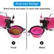 thumbnail image 2 of Botella de agua para perros con 2 tazones plegables Botella de agua portátil 2 en 1 y comida para perros, gatos, mascotas, botella de viaje para caminar, hacer ejercicio, caminar, acampar (rosa) JM, 2 of 5