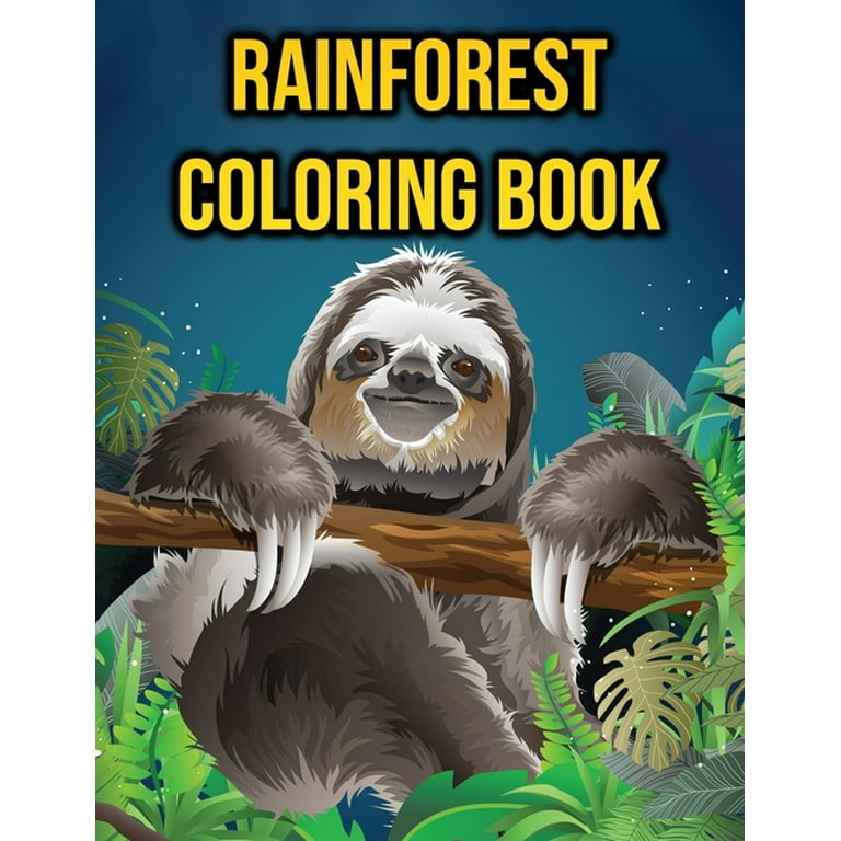 rainforest birds coloring pages