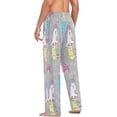 thumbnail image 6 of FREEAMG Funny Little Unicorns Mermaid Pajama Pants for Men, Men's Separate Bottoms, Pure Cotton Comfortable Lounge Pants, 6 of 7