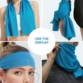 thumbnail image 4 of Light Weight Sweat Absorbing Cooling Towel Gym Hiking Portable Quick Dry Gym Towel for Outdoor Activity Enduring, 4 of 8