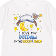 thumbnail image 4 of Inktastic I Love my Peepaw to the Moon and Back Cute Sheep Boys or Girls Long Sleeve Toddler T-Shirt, 4 of 5
