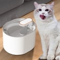 thumbnail image 4 of Automatic Cat Water Fountain, Water Dispenser, Night Light USB Quiet 3L Drinking Fountain for Kitten, Pet Supplies White, 4 of 7