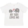 thumbnail image 3 of Inktastic My Nan Loves Me Grandchild Boys or Girls Baby T-Shirt, 3 of 5