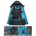 thumbnail image 6 of GEMYSE Women's Mountain Waterproof Ski Snow Jacket Winter Windproof Rain Jacket(Acid Blue, M), 6 of 6