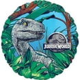 thumbnail image 2 of Jurassic Dinosaur World 7th Birthday Party Supplies Foil Balloon Bouquet Decorations, 2 of 7