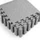 thumbnail image 5 of 6 alfombrillas de EVA con diseño de hojas, almohadillas de suelo empalmadas, alfombras de patchwork, cojines gruesos para gimnasio, sala de baile (gris), 5 of 8