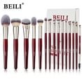 thumbnail image 2 of Beilirou 8 / 9 / 15 / 30 base maquillaje cepillo corrector sombra de ojos, ceja, pestañas, delineador de ojos conjunto combinado multifuncional, 2 of 5