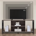 thumbnail image 4 of Yaheetech 55in TV Stand TV Console Table Cabinet with Storage for 55 Inch TV, Taupe Wood, 4 of 7