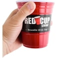thumbnail image 2 of Vaso de vidrio reutilizable Red Cup Living, 500 ml, paquete de 4, 2 of 6
