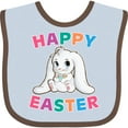 thumbnail image 3 of Inktastic Happy Easter Adorable Bunny Boys or Girls Baby Bib, 3 of 4