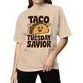 thumbnail image 2 of Taco Tuesday Savior Women's T-shirt, 2 of 3