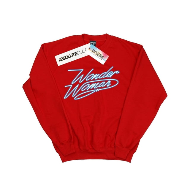 DC Comics Womens Wonder Woman 84 Neon Wonder Woman Sweatshirt