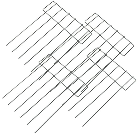 IDEANATEGRATE 5Pcs Animal Barrier Fence in for Garden Borders 16.5X12.9X0.1in