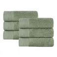 thumbnail image 3 of Superior Rayon from Bamboo Soft Modern Hand Towel Set of 6, Green, 3 of 13