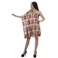 thumbnail image 2 of Moomaya Printed Shoulder Summer Dress Womens Cocktail Dresses Beach Dress, 2 of 6