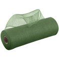 thumbnail image 1 of HLONK Christmas Tree Decor 1 Roll Poly Burlap Deco Mesh - Deco Poly Decorative Mesh Ribbon Wrapping Ribbon without Foil Rolls for Home Door Wreath Decoration DIY Crafts Making (Red/10 Inc, 1 of 3