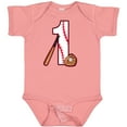 thumbnail image 3 of Inktastic Baseball First Birthday One Year Old Boys or Girls Baby Bodysuit, 3 of 5