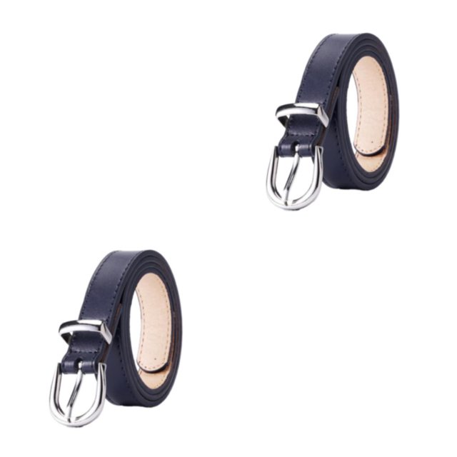 Sonducket VersatilidadCinturón para mujer: cinturón de vestir moderno y cómodo para cualquier ocasión Cinturón para mujer azul oscuro 110 cm azul oscuro 110cm 2piezas