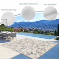 thumbnail image 3 of Spring Flowers Outdoor Rug for Patio/Deck/Porch, Non-Slip Large Area Rug 5 x 8 Ft, Blue Pink Floral Leaves Farmhouse Vintage Plants Indoor Outdoor Rugs Washable Area Rugs, Camping Rug Carpet Runner, 3 of 8