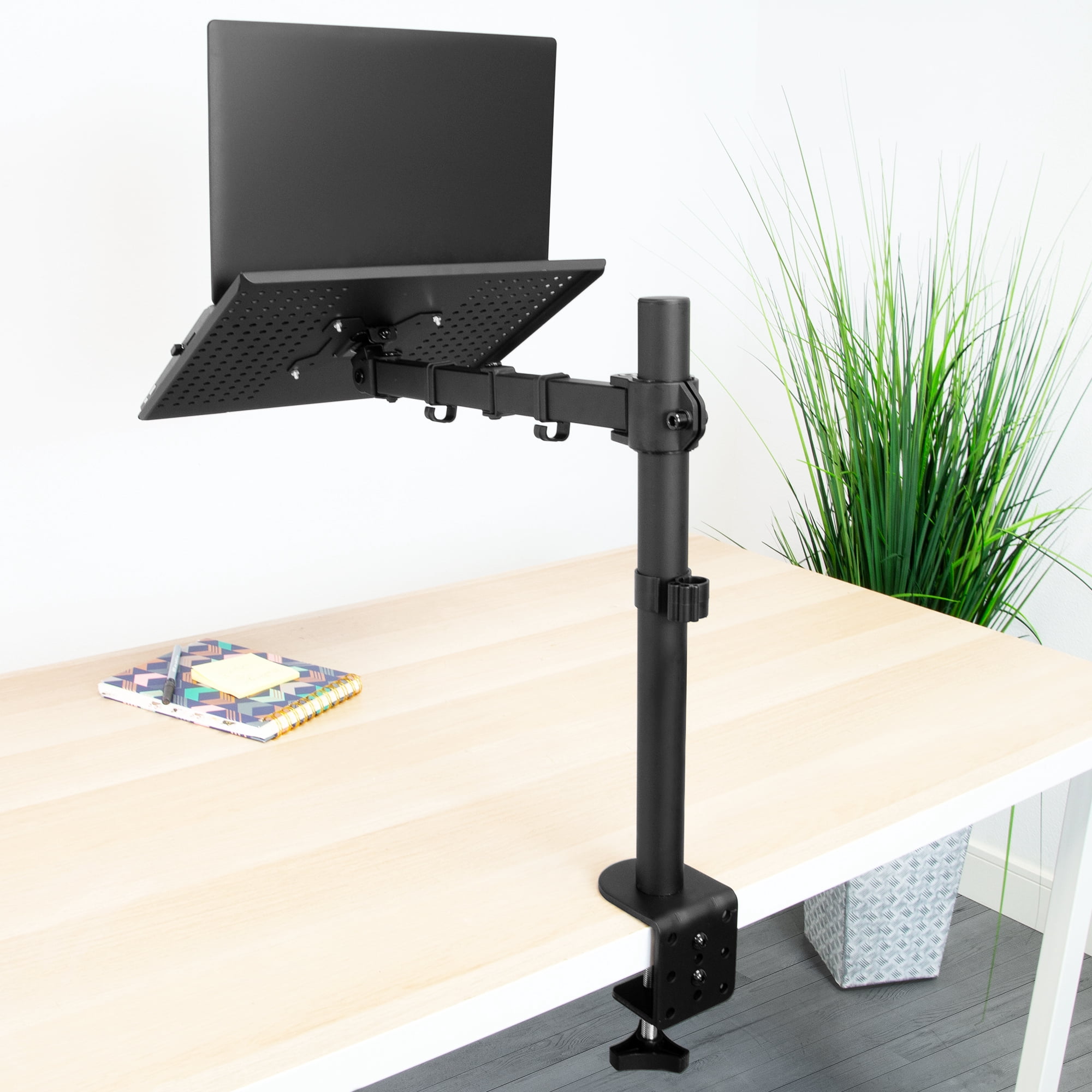 Mount-It! Laptop Desk Stand | Fits 11"-17" Laptop Notebook Screens | Full Motion Mount